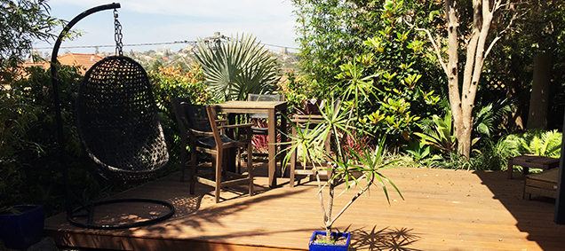 Garden Swing Landscape